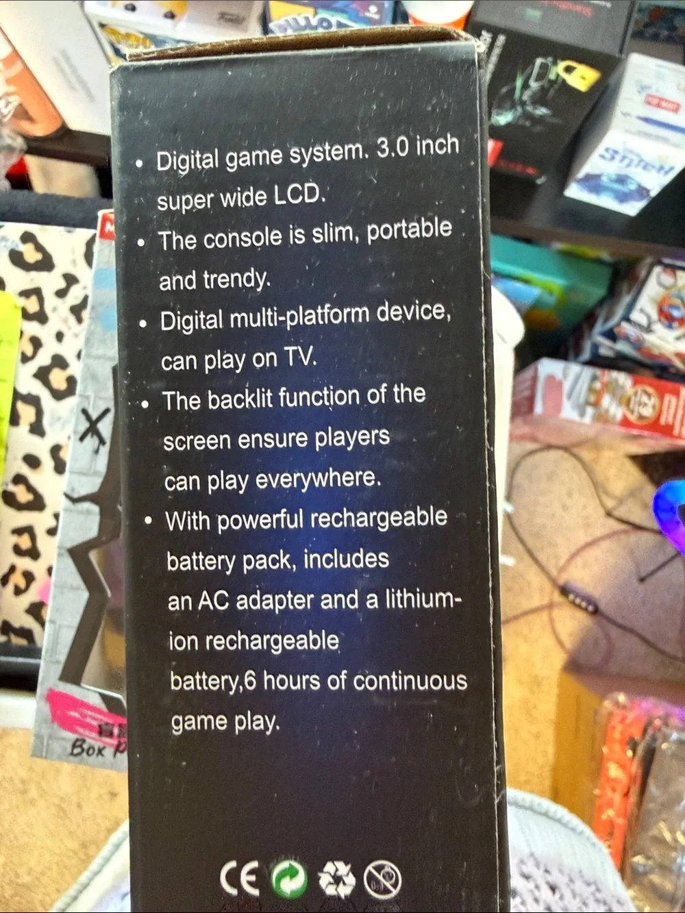 Game Box Plus 400-in-1 Handheld Console - Black